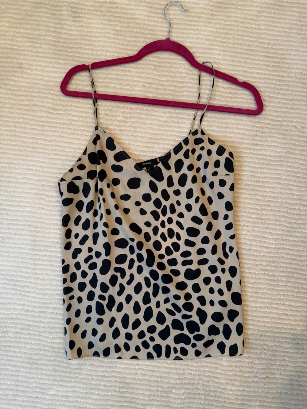 Theory DART SLIP TOP Black Mix Giraffe Mix